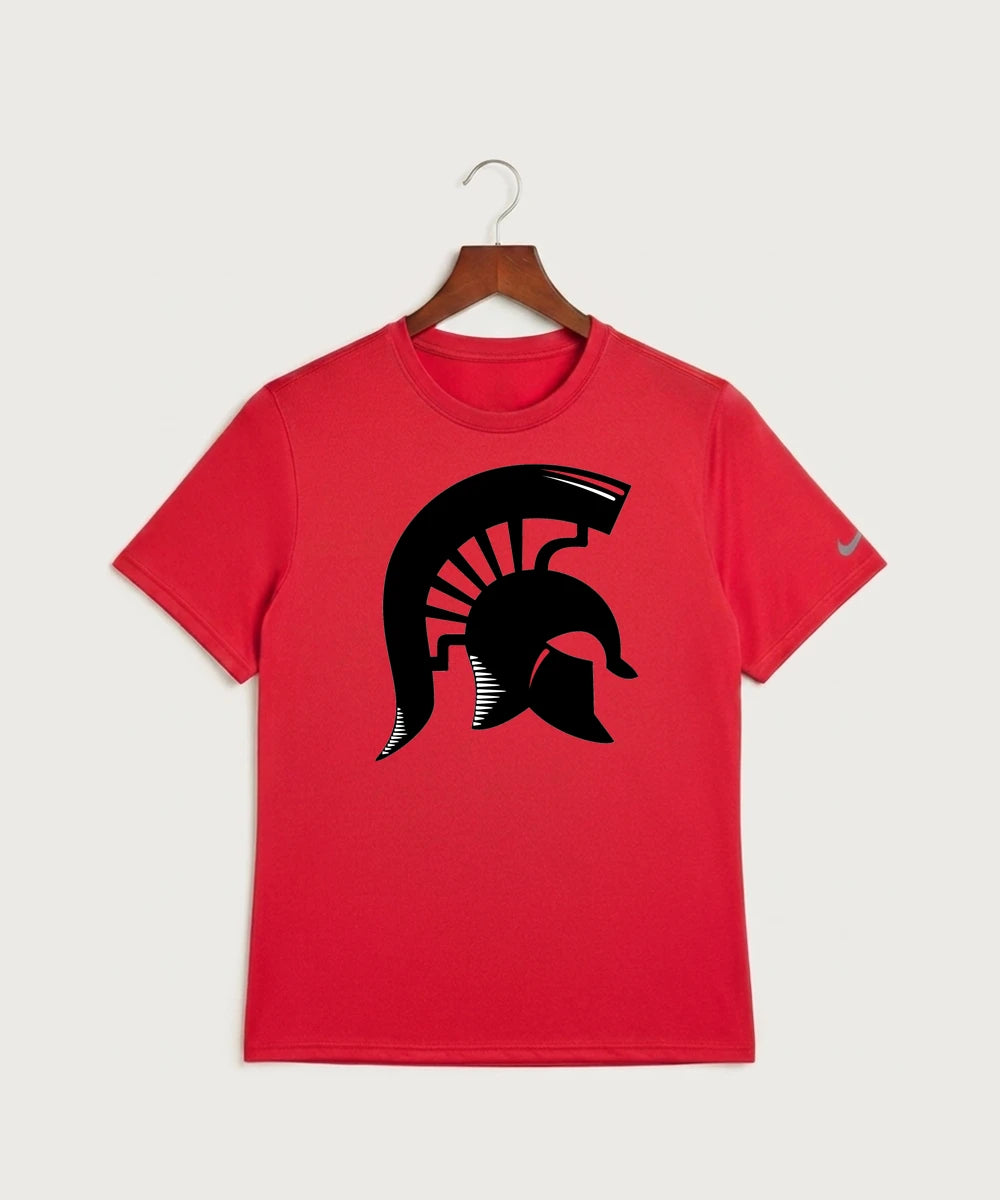 Bold High School Football (Boys) - University Red Nike Swoosh Sleeve rLegend Tee NKDX8730