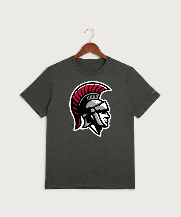 Worthington High School Football (Boys) - Dark Smoke Heather Nike Swoosh Sleeve rLegend Tee NKDX8730