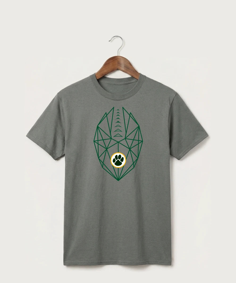 Ashwaubenon High School Football (Boys) (Sandbox) - Medium Grey Port & Co Core Cotton Tee. PC54