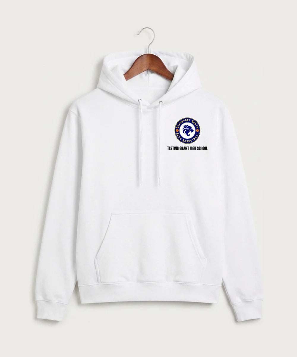 GF E2E Test 05 Boys Basketball - White Hoodie Value