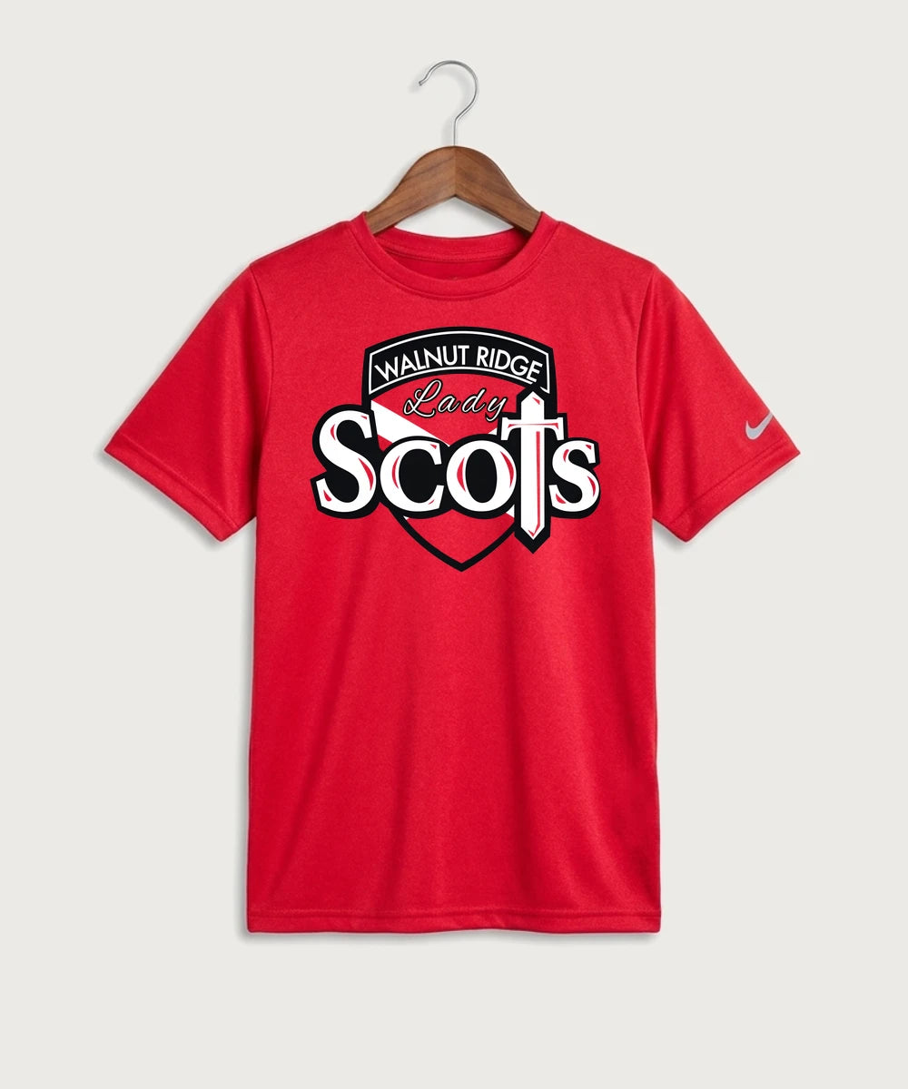 Walnut Ridge High School Basketball Team Store - University Red Nike Youth Swoosh Sleeve rLegend Tee NKDX8787