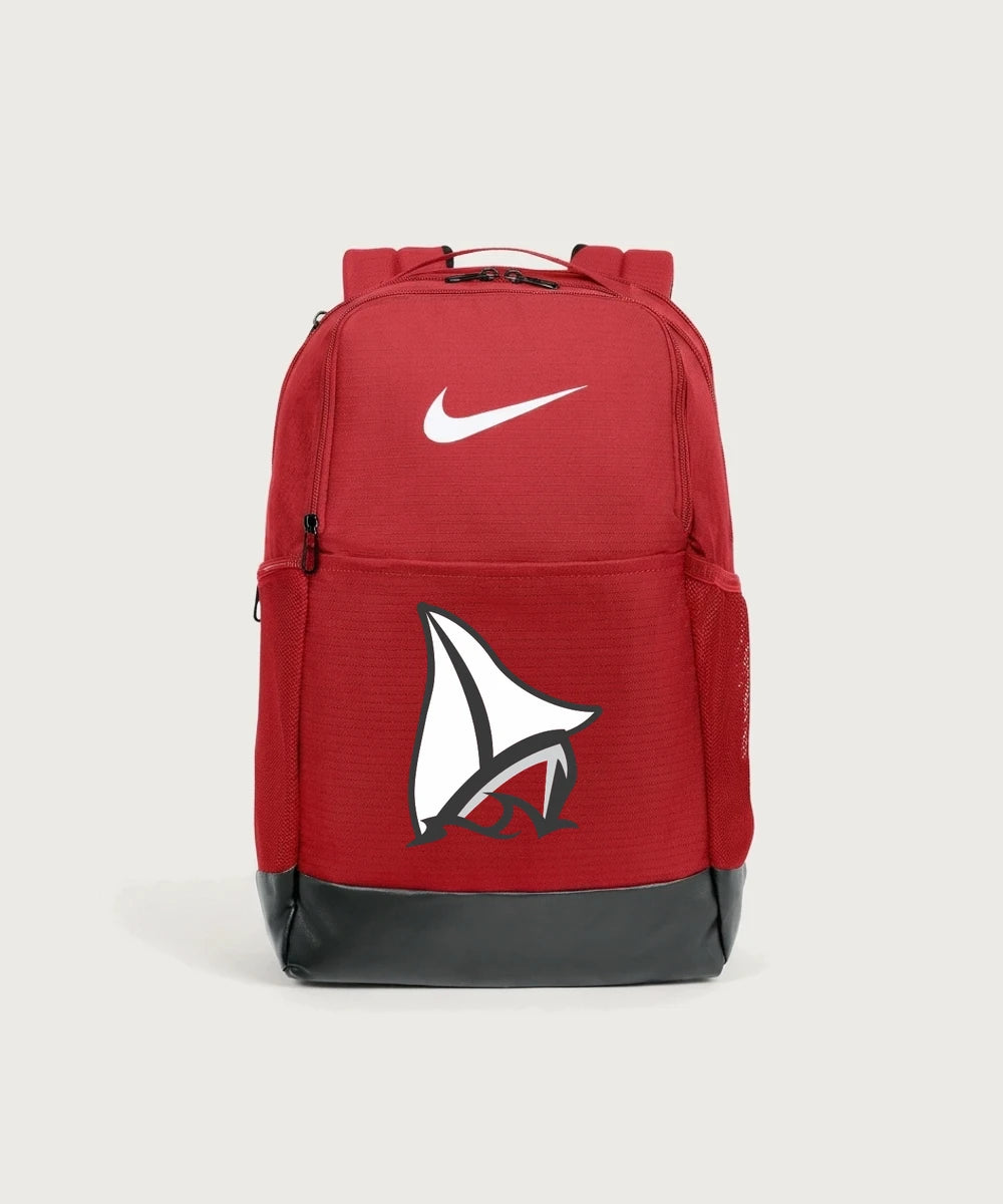 Detroit Lakes Community High School Football (Boys) - University Red Nike Brasilia Medium Backpack NKDH7709