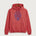 Bertha Hewitt High School Football (Boys) - Heather Red Port & Co Core Fleece Pullover Hooded Sweatshirt. PC78H