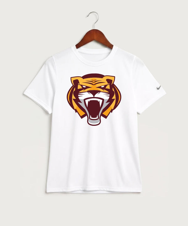 Stewartville High School Football (Boys) - White Nike Youth Swoosh Sleeve rLegend Tee NKDX8787