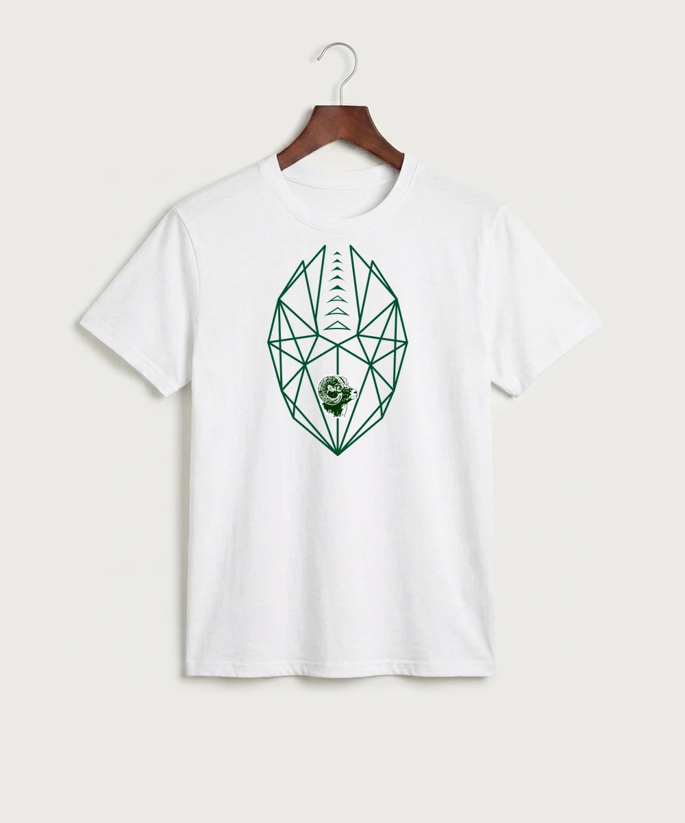 Roseau High School Football (Boys) - White Port & Co Core Cotton Tee. PC54