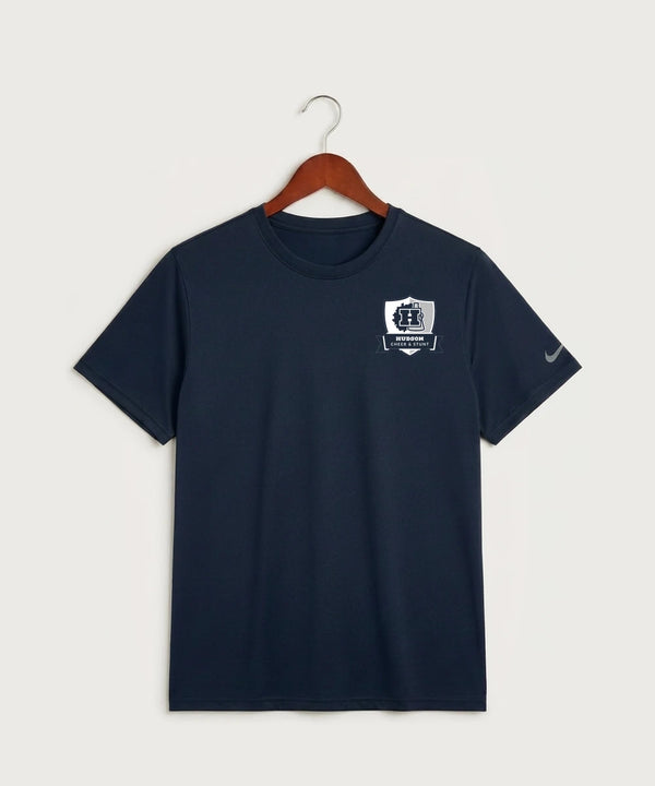 Hudson Cheer & Stunt - College Navy Nike Swoosh Sleeve rLegend Tee NKDX8730