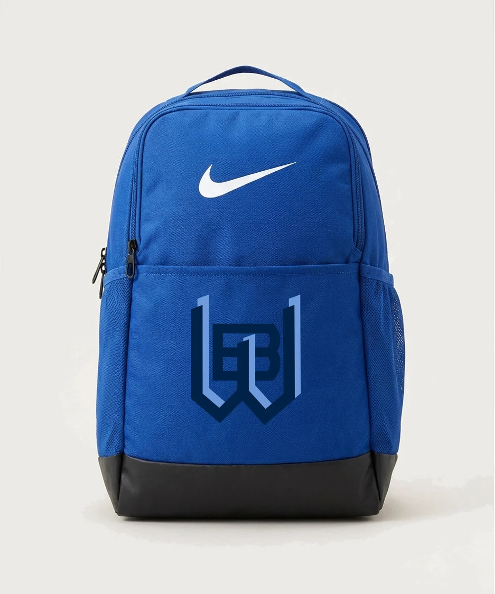 West Bend West High School Football - Game Royal Nike Brasilia Medium Backpack NKDH7709