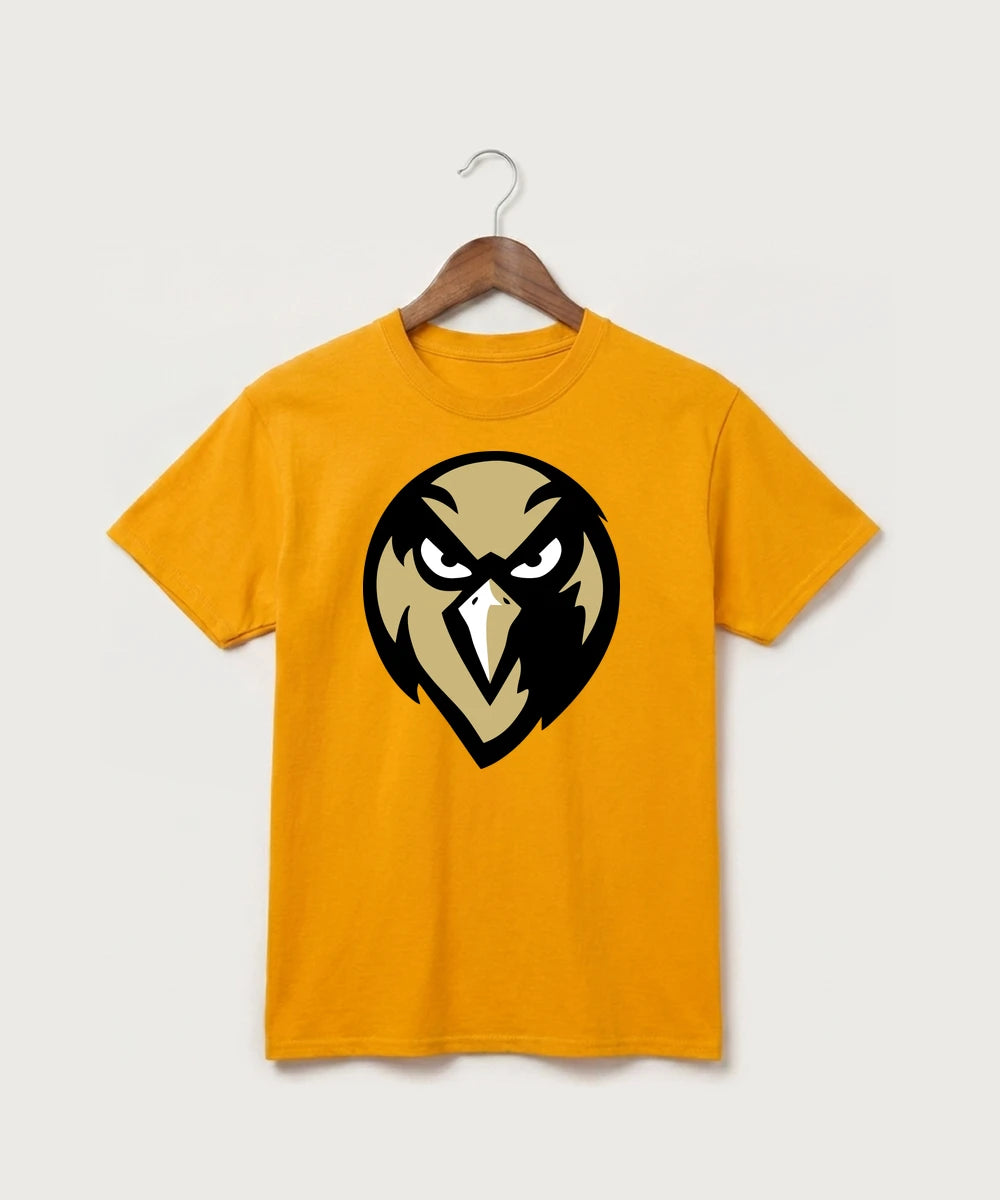 Hudson Catholic High School Soccer Team Store - Gold Port & Co Core Cotton Tee. PC54
