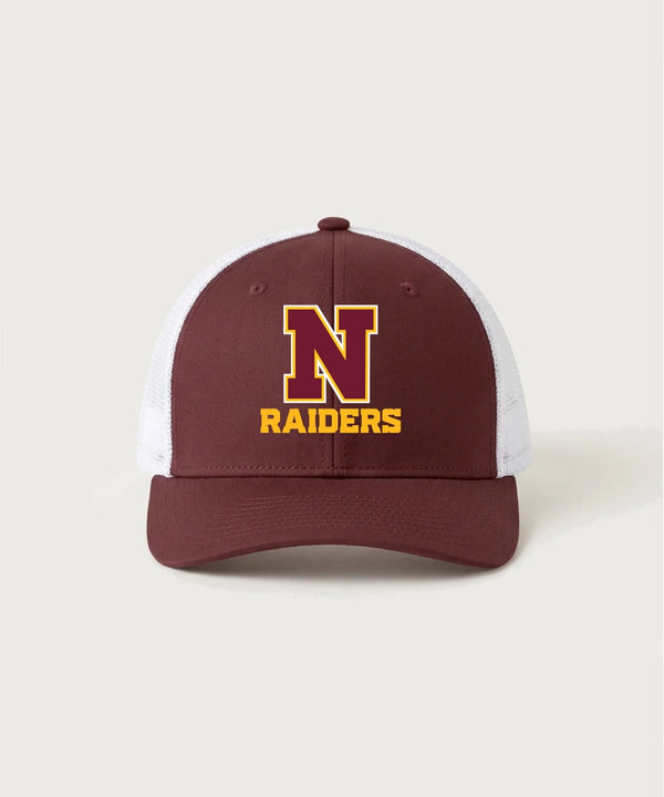 Northfield High School Volleyball (Girls) - Maroon/ White Sport-Tek Club Trucker Cap STC46