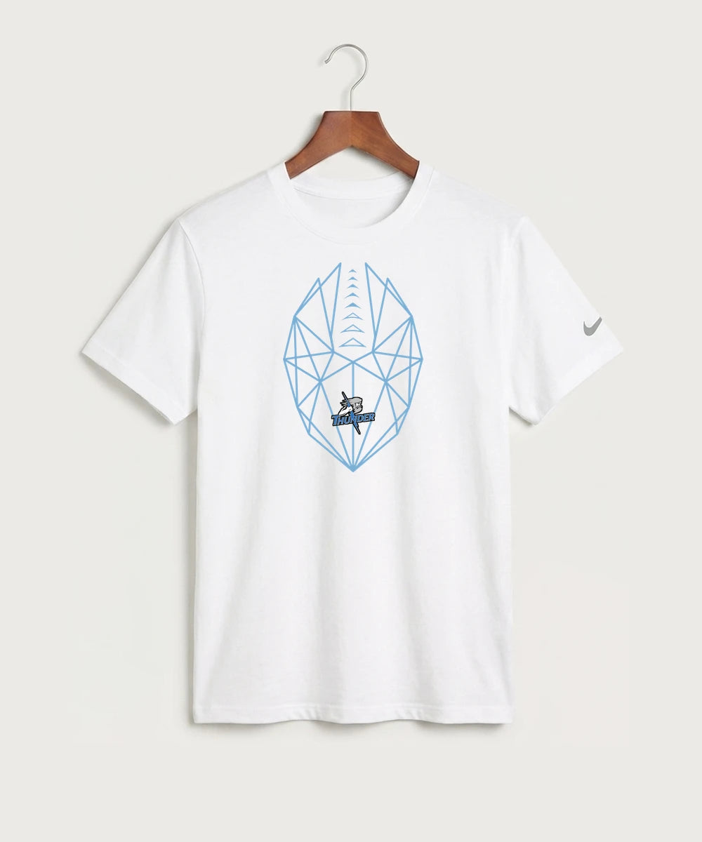 Long Prairie Grey Eagle High School Football (Boys) - White Nike Swoosh Sleeve rLegend Tee NKDX8730
