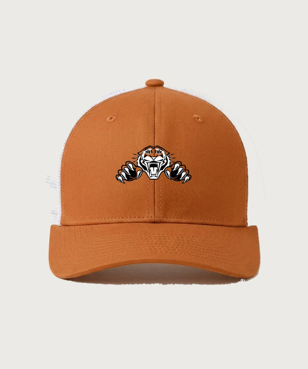 Pine River Backus High School Football (Boys) - Texas Orange/ White Sport-Tek Club Trucker Cap STC46