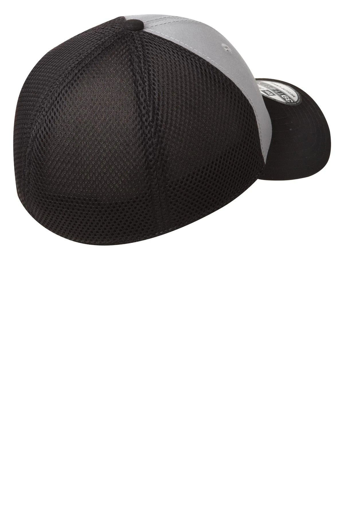 Ashwaubenon High School Football (Boys) - Grey/ Black New Era - Stretch Mesh Cap. NE1020 (back)