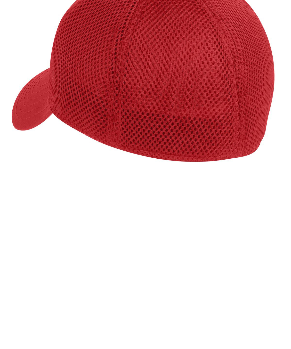 Ashwaubenon High School Football (Boys) - Scarlet Red New Era - Stretch Mesh Cap. NE1020 (back)