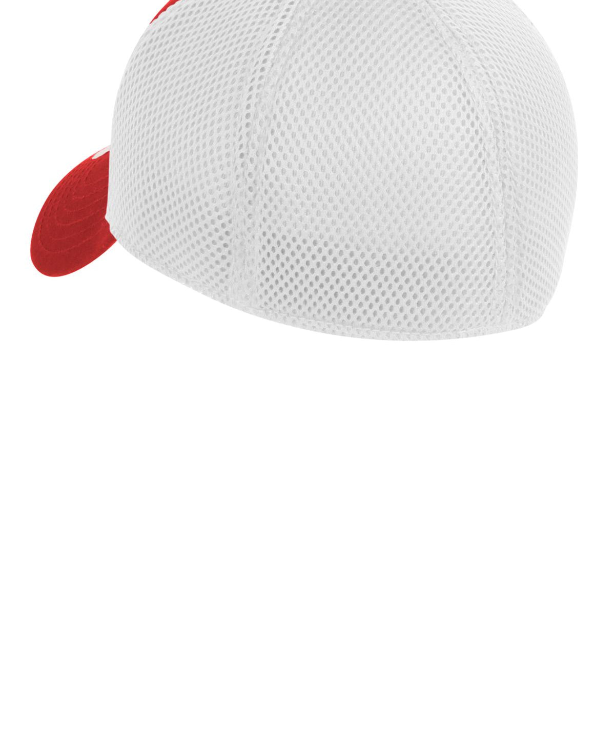 Ashwaubenon High School Football (Boys) - Scarlet Red/ White New Era - Stretch Mesh Cap. NE1020 (back)