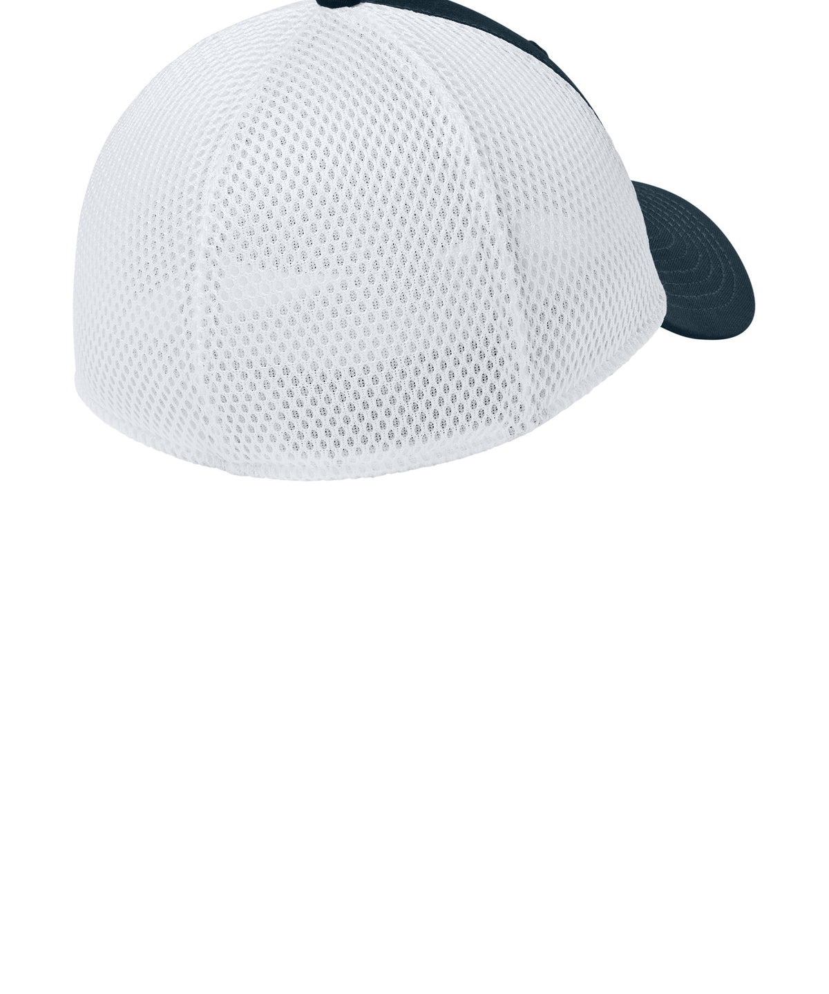 Ashwaubenon High School Football (Boys) - Flag Deep Navy/ White New Era - Stretch Mesh Cap. NE1020 (back)