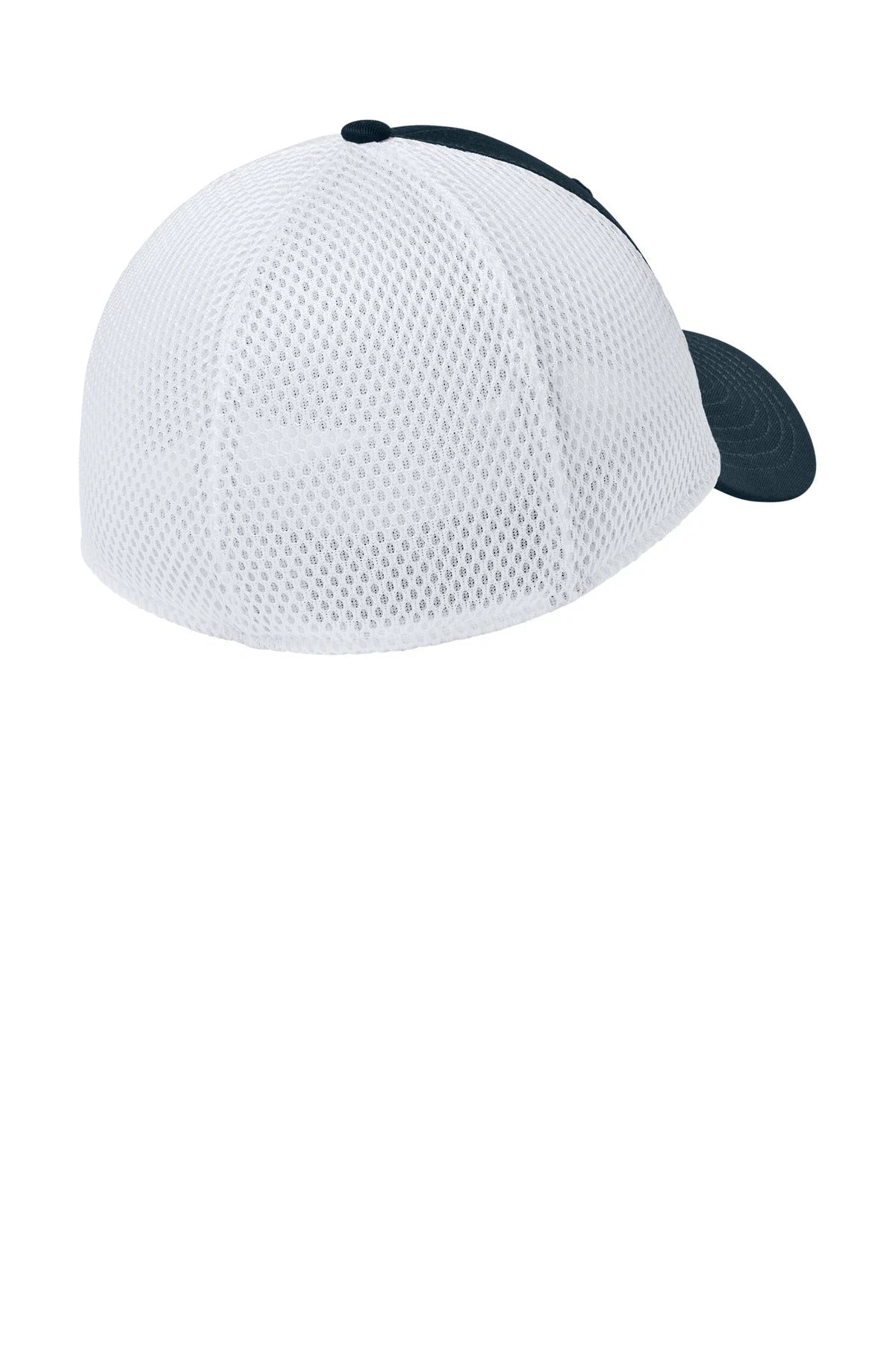 Ashwaubenon High School Football (Boys) - Flag Deep Navy/ White New Era - Stretch Mesh Cap. NE1020 (back)