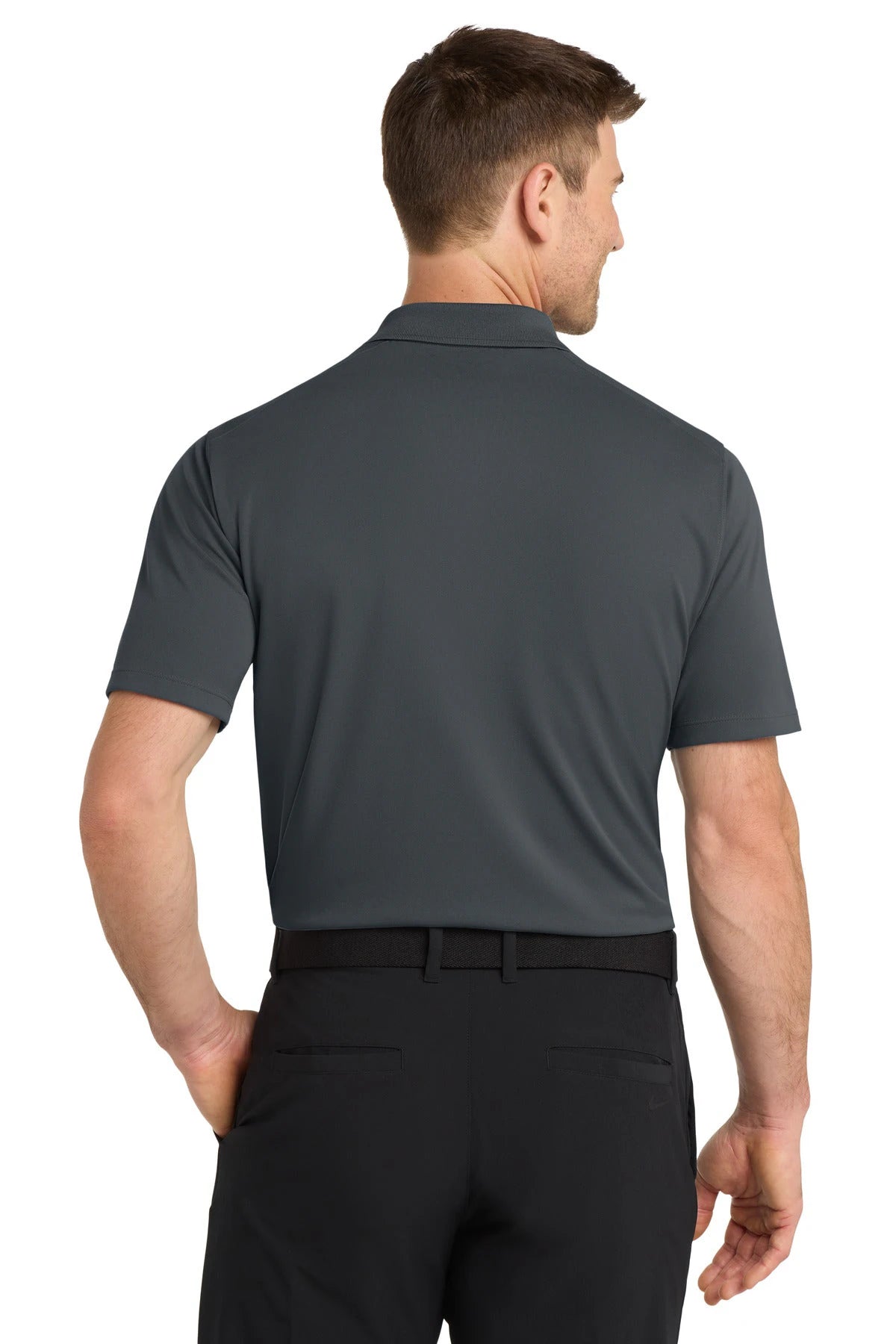 Notre Dame High School Team Store - Anthracite Polo - Left Chest (back)