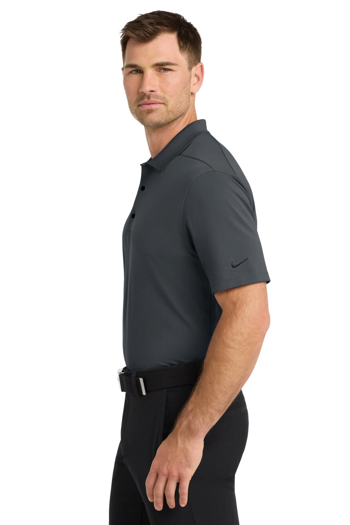 Notre Dame High School Team Store - Anthracite Polo - Left Chest (side)