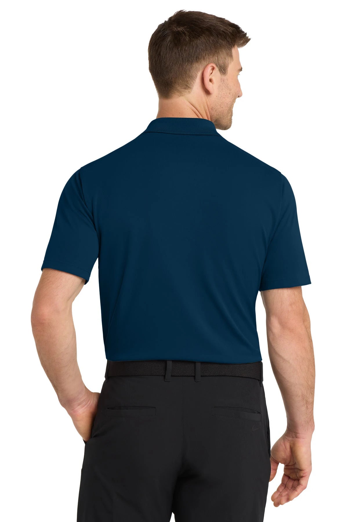 Notre Dame High School Team Store - Navy Polo - Left Chest (back)