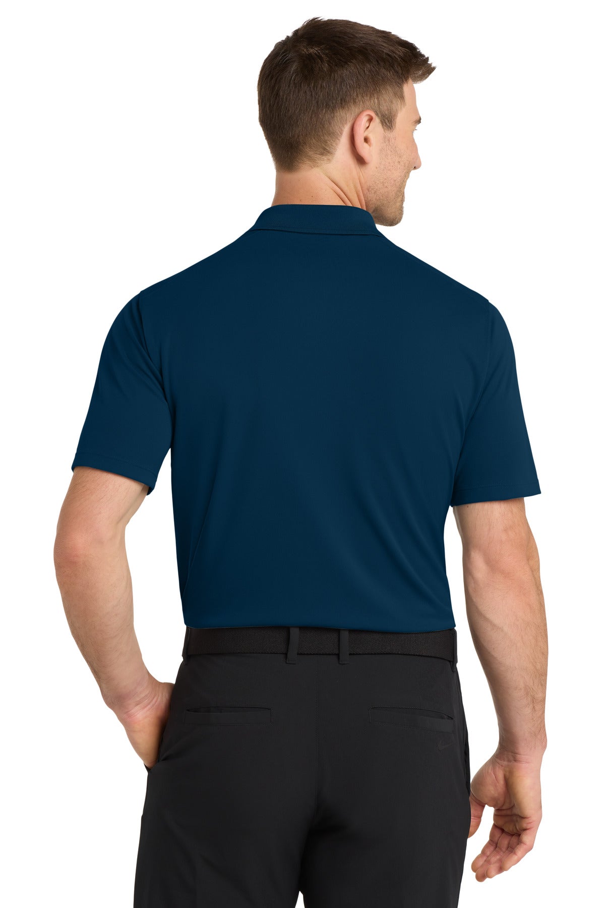 Notre Dame High School Team Store - Navy Polo - Left Chest (back)