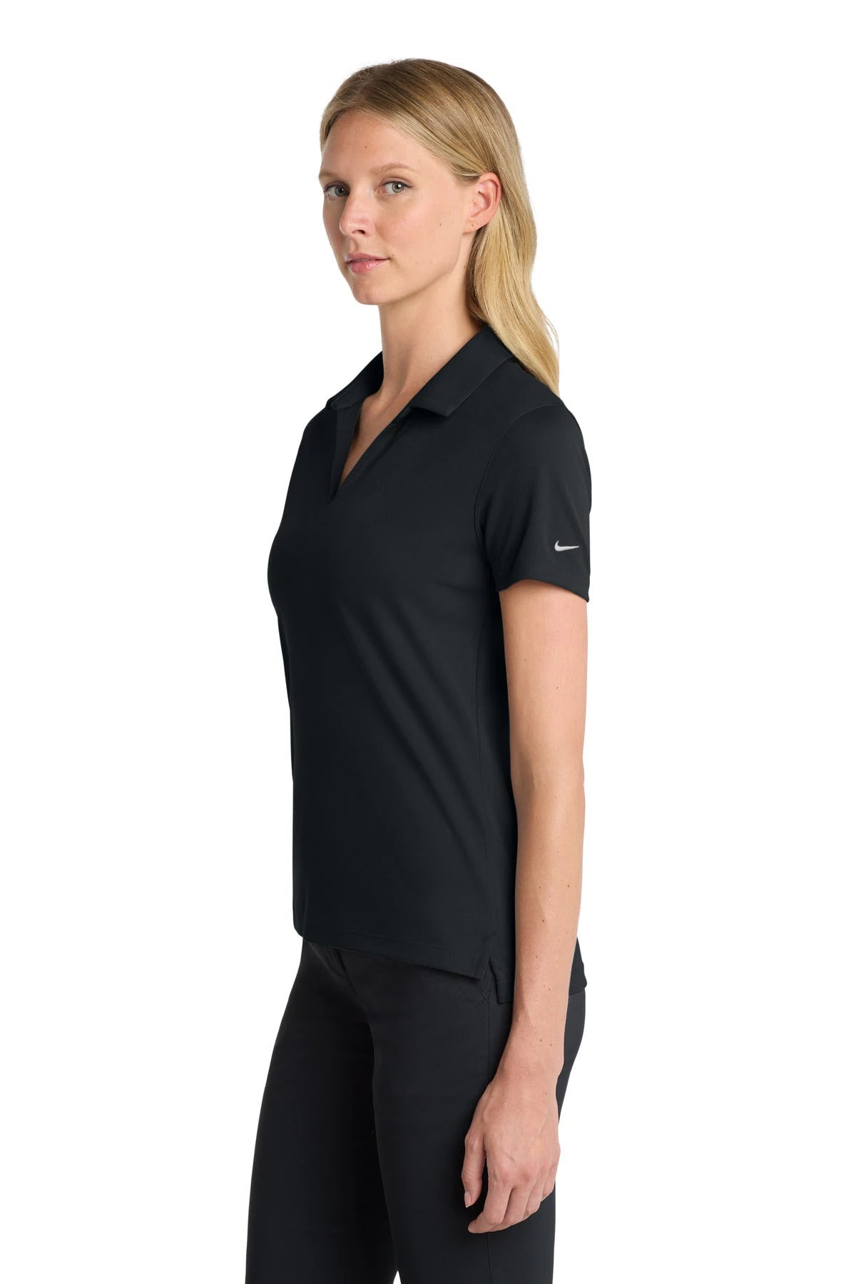 Notre Dame High School Team Store - Black Polo - Left Chest (side)