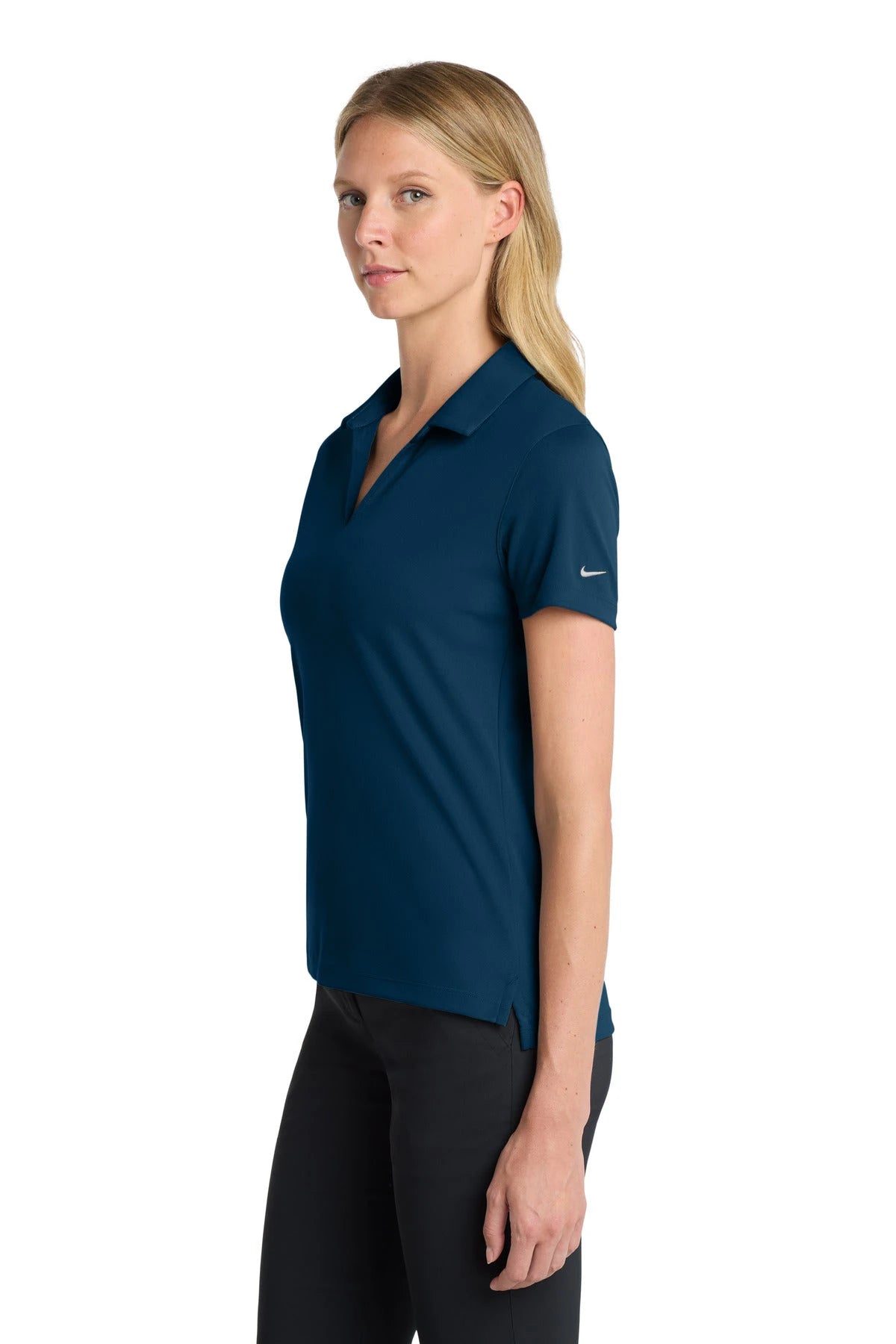 Notre Dame High School Team Store - Navy Polo - Left Chest (side)