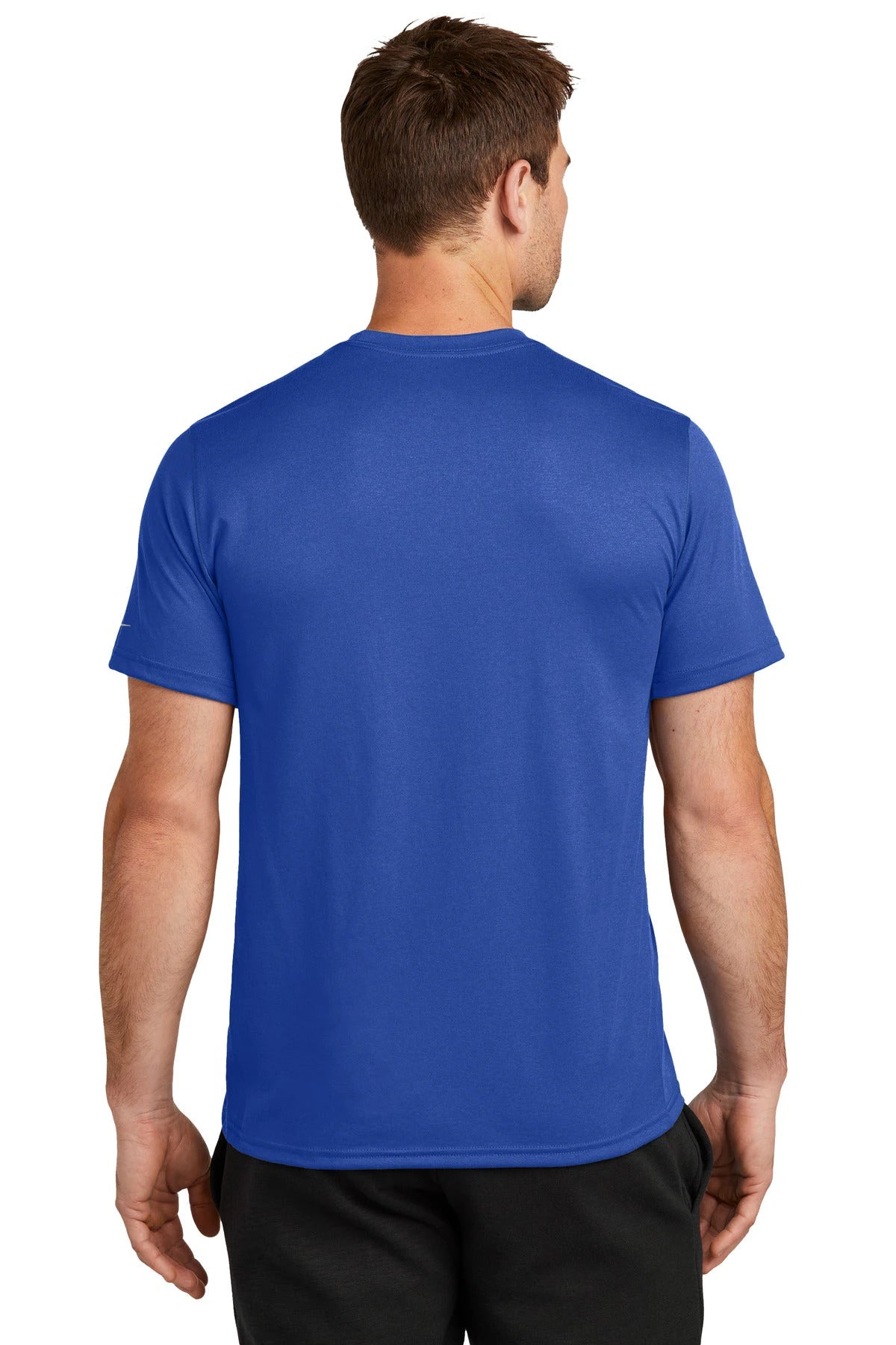 Notre Dame High School Team Store - Game Royal Nike Swoosh Sleeve rLegend Tee NKDX8730 (back)