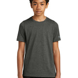 Notre Dame High School Team Store - Dark Smoke Heather Nike Youth Swoosh Sleeve rLegend Tee NKDX8787 (model)