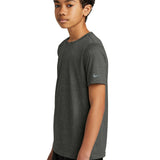 Notre Dame High School Team Store - Dark Smoke Heather Nike Youth Swoosh Sleeve rLegend Tee NKDX8787 (side)