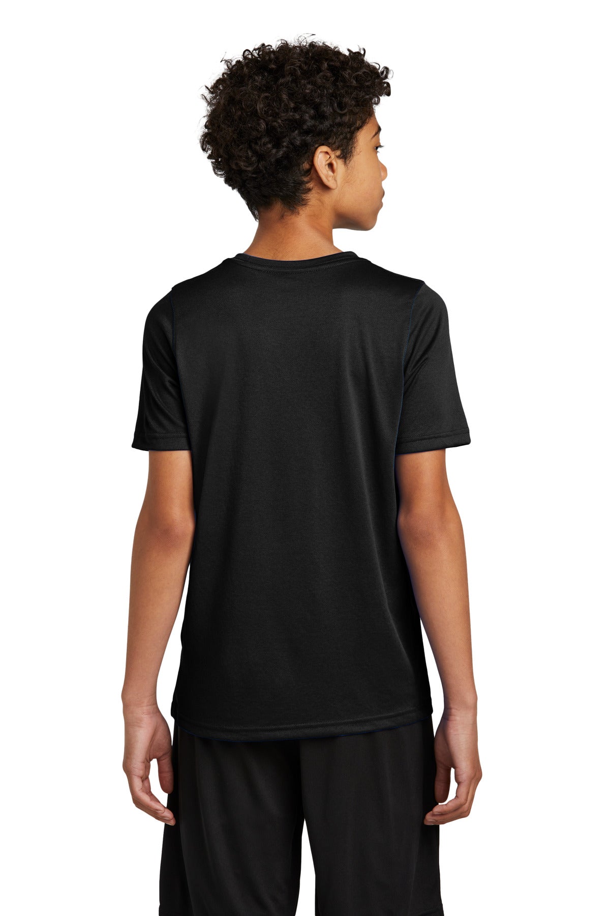 Notre Dame High School Team Store - Black Nike Youth Swoosh Sleeve rLegend Tee NKDX8787 (back)