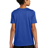 Notre Dame High School Team Store - Game Royal Nike Youth Swoosh Sleeve rLegend Tee NKDX8787 (back)