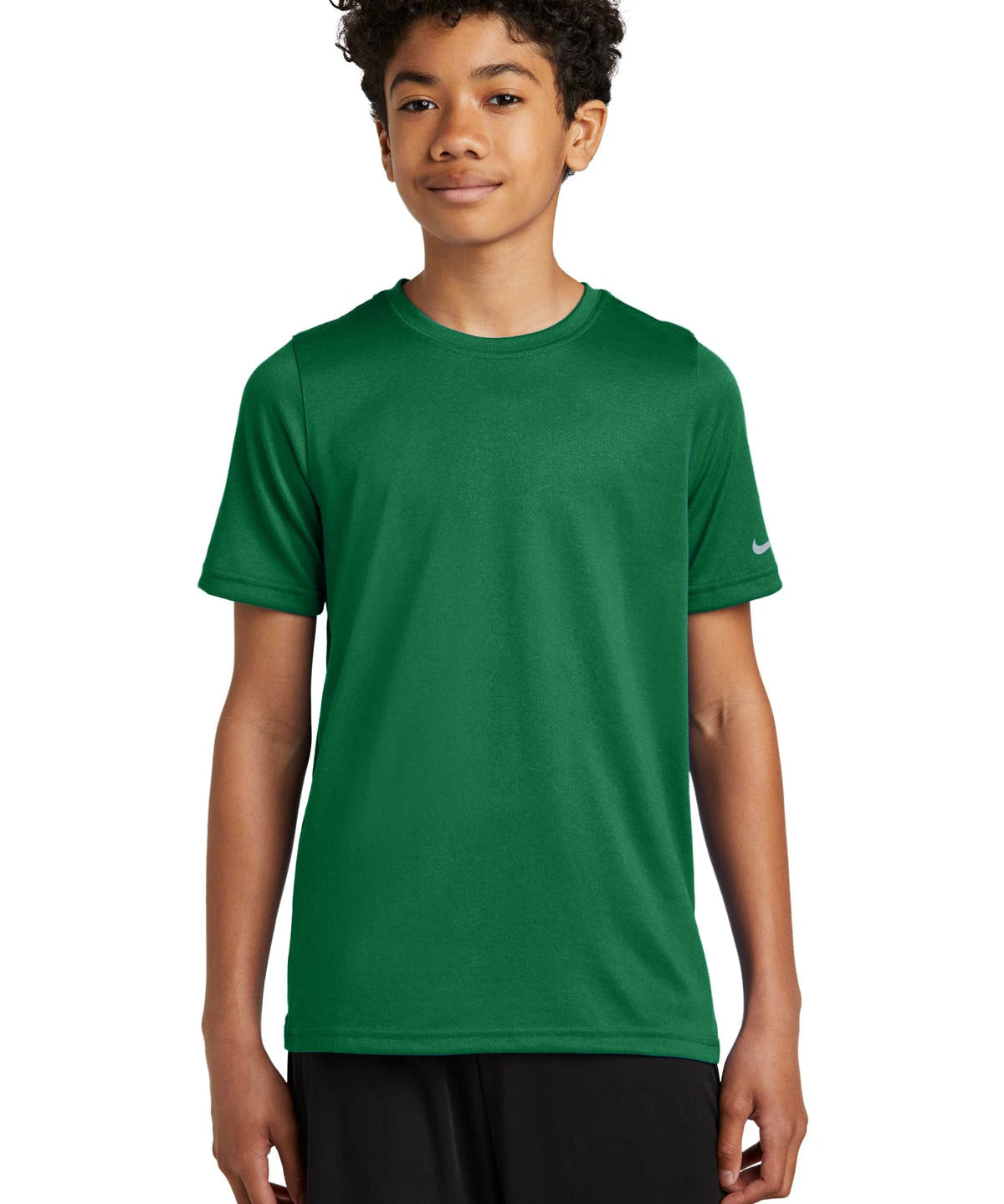 Ashwaubenon High School Football (Boys) - Gorge Green Nike Youth Swoosh Sleeve rLegend Tee NKDX8787 (model)
