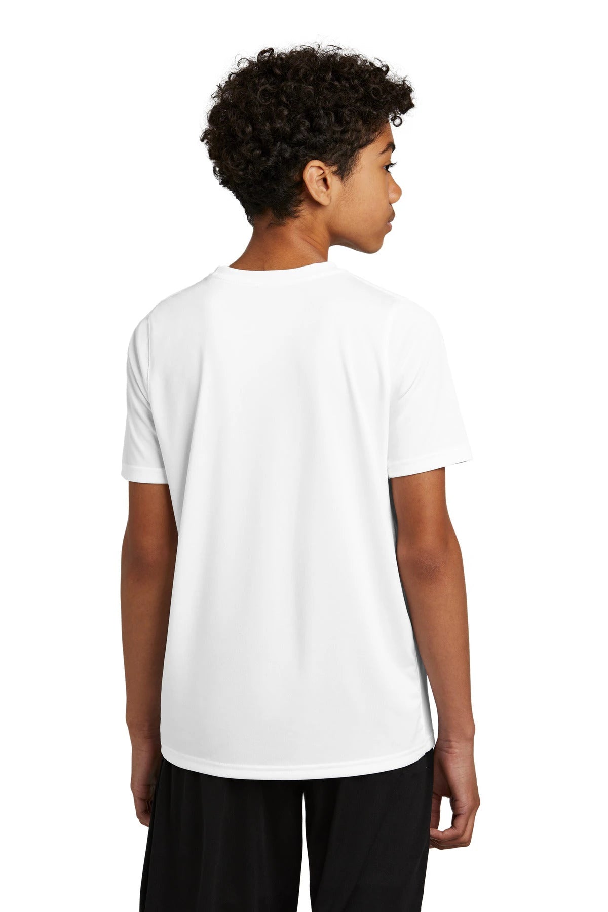 Notre Dame High School Team Store - White Nike Youth Swoosh Sleeve rLegend Tee NKDX8787 (back)