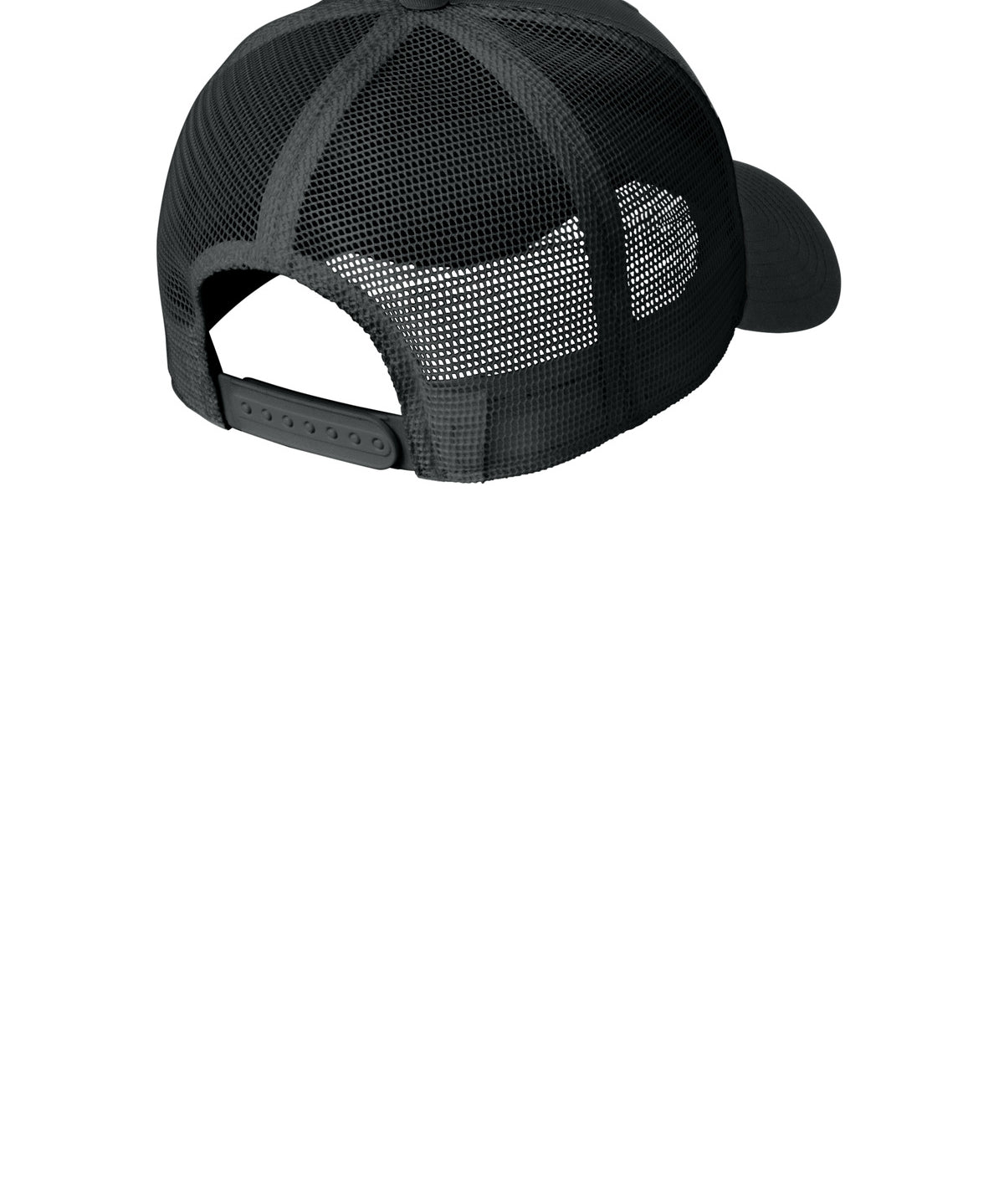 Ashwaubenon High School Football (Boys) - Black/ Black Nike Snapback Mesh Trucker Cap NKFN9893 (back)