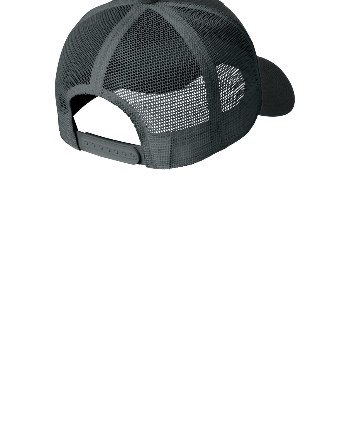 Ashwaubenon High School Football (Boys) - Black/ Dark Grey Nike Snapback Mesh Trucker Cap NKFN9893 (back)