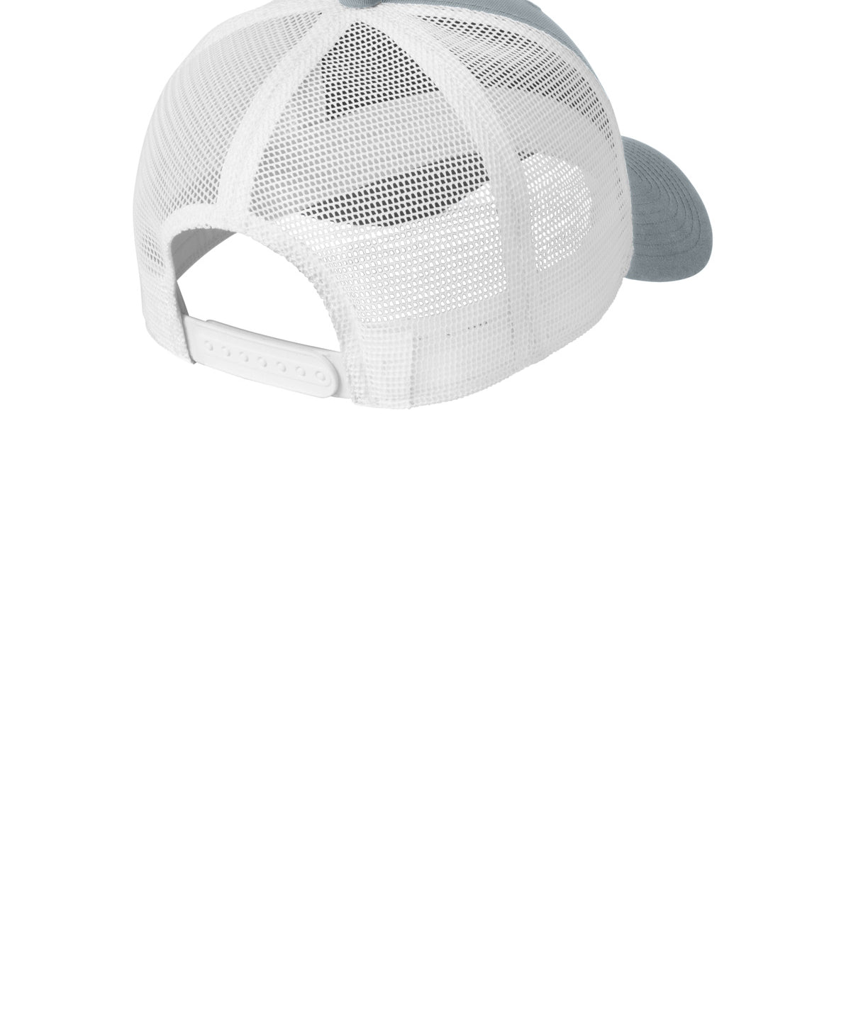 Ashwaubenon High School Football (Boys) - Cool Grey/ White Nike Snapback Mesh Trucker Cap NKFN9893 (back)