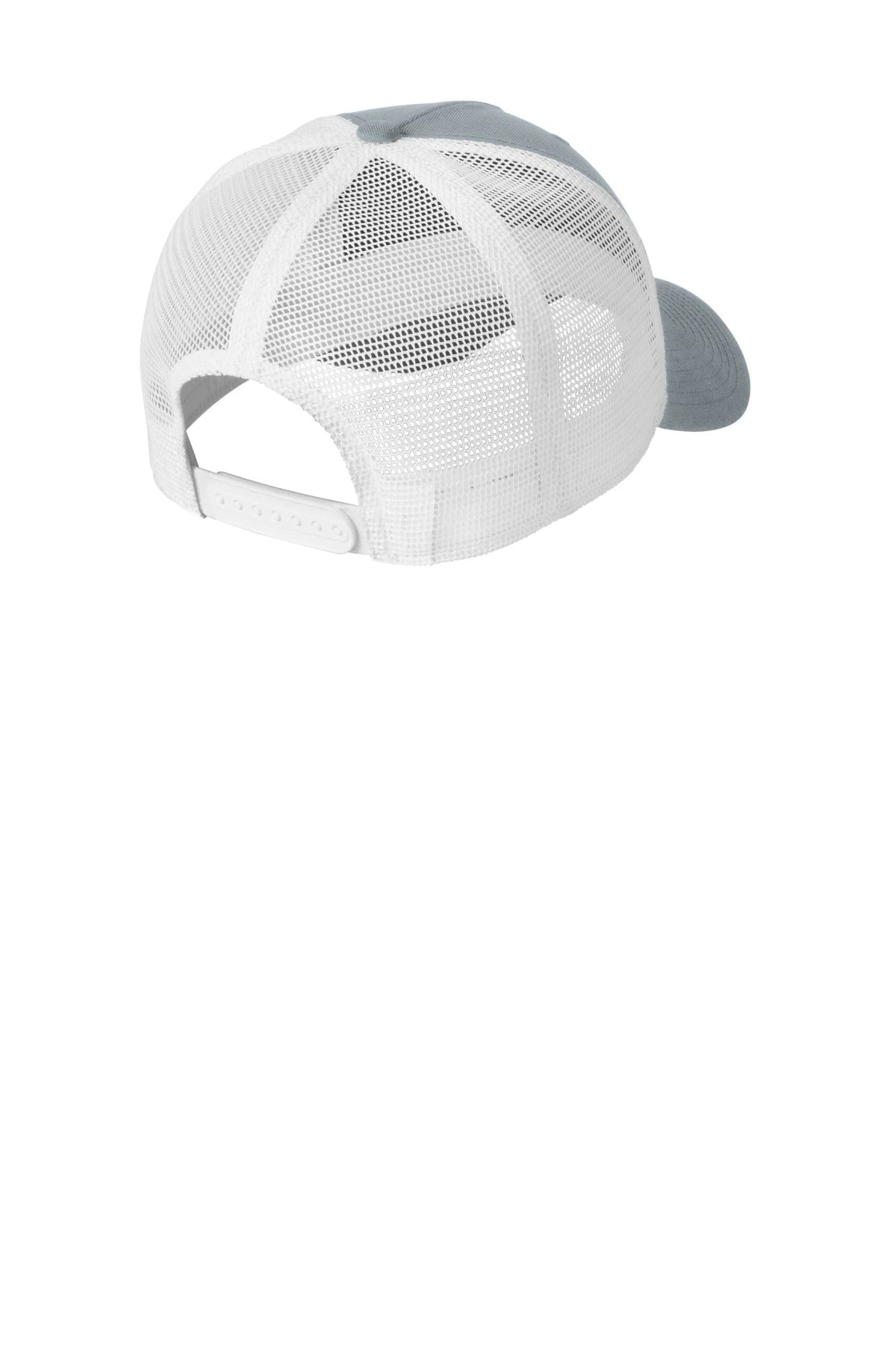 Ashwaubenon High School Football (Boys) - Cool Grey/ White Nike Snapback Mesh Trucker Cap NKFN9893 (back)