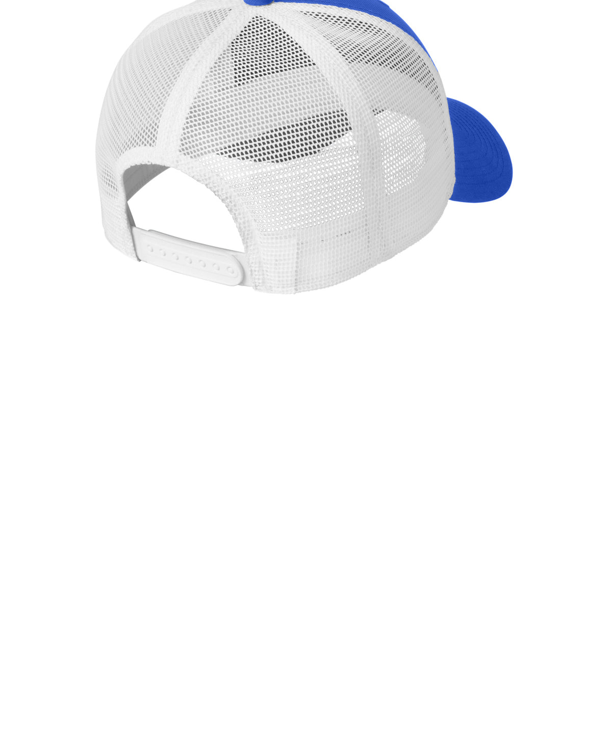 Ashwaubenon High School Football (Boys) - Game Royal/ White Nike Snapback Mesh Trucker Cap NKFN9893 (back)