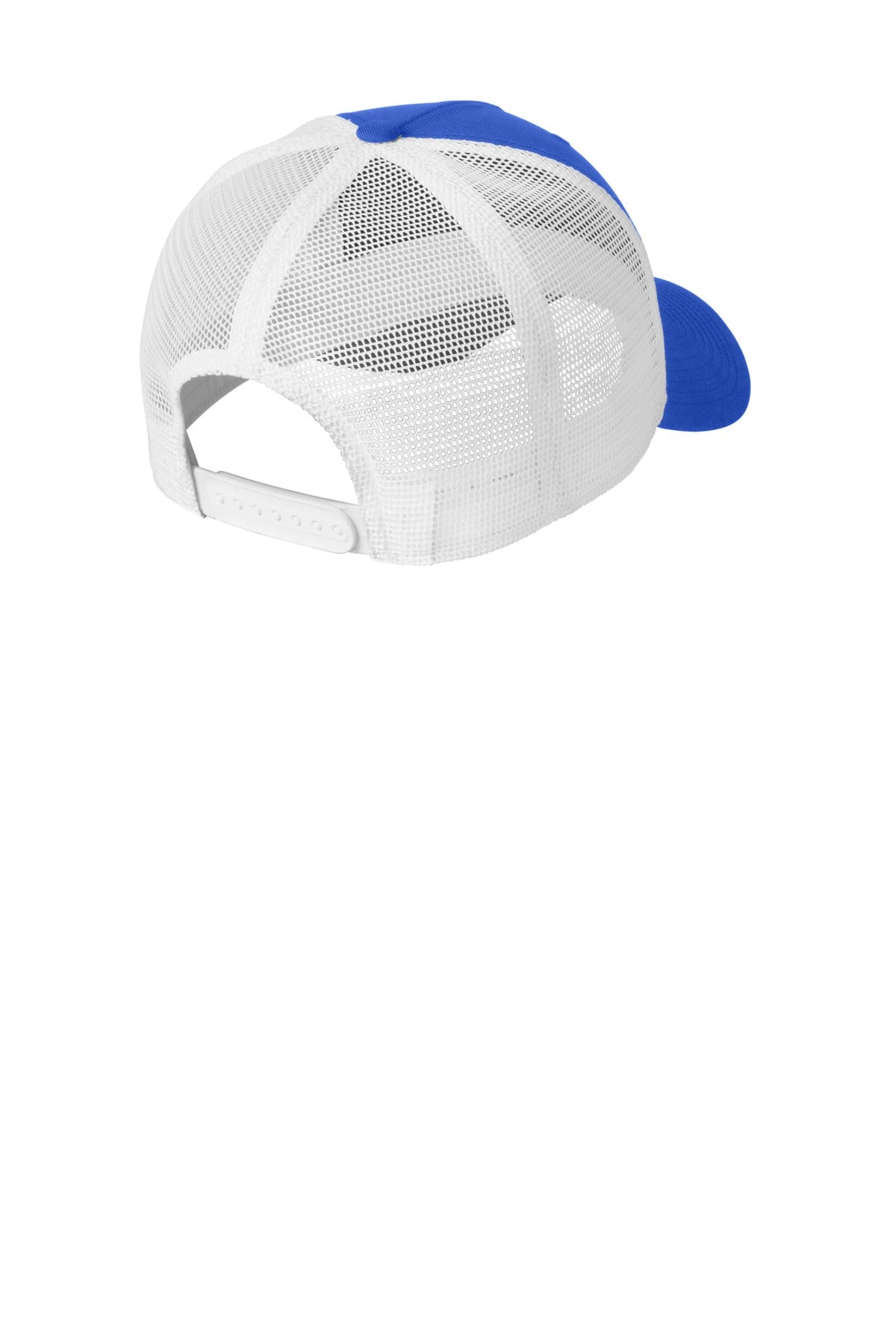 Ashwaubenon High School Football (Boys) - Game Royal/ White Nike Snapback Mesh Trucker Cap NKFN9893 (back)