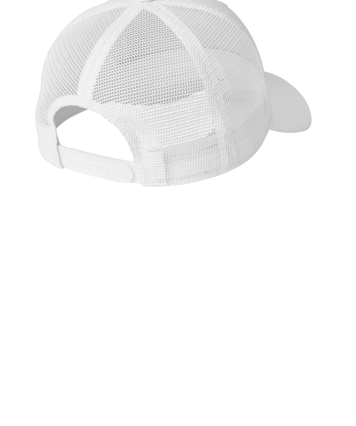 Ashwaubenon High School Football (Boys) - White/ White Nike Snapback Mesh Trucker Cap NKFN9893 (back)