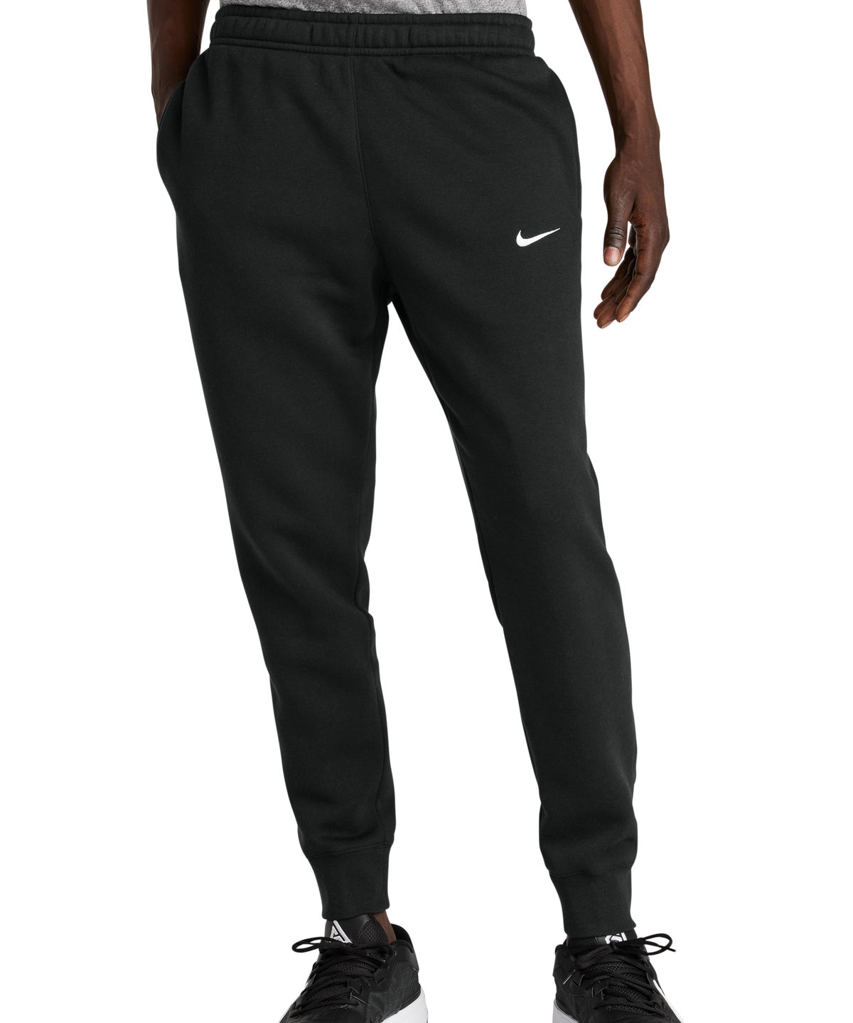 Ashwaubenon High School Football (Boys) - Black Nike Club Fleece Jogger NKHM8045 (model)