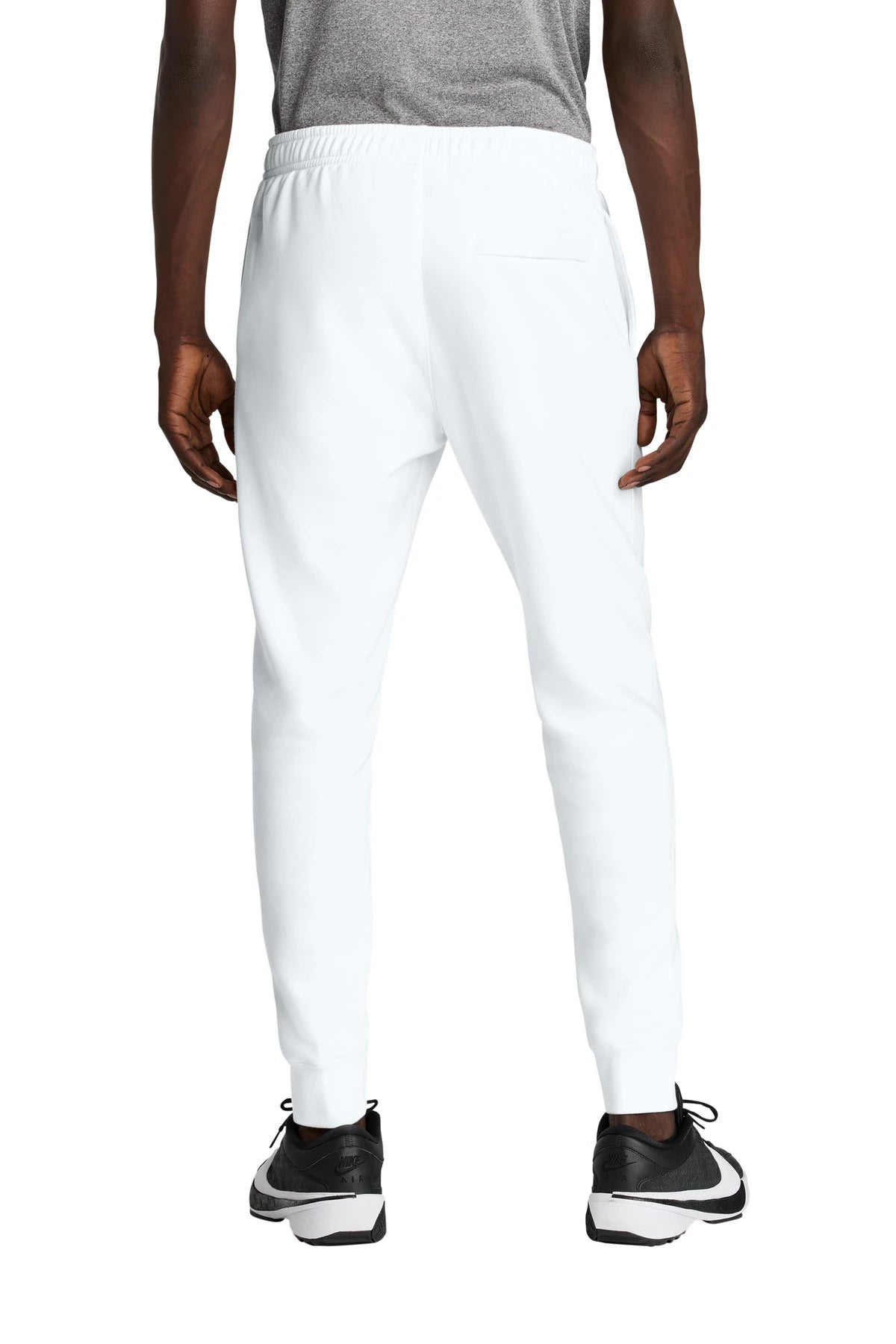John Marshall High School Basketball (Boys) - White Nike Club Fleece Jogger NKHM8045 — back