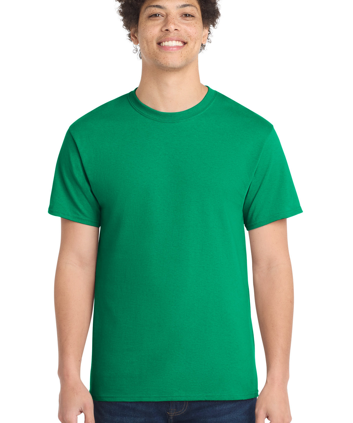Ashwaubenon High School Football (Boys) - Kelly Port & Co Core Cotton Tee. PC54 (model)