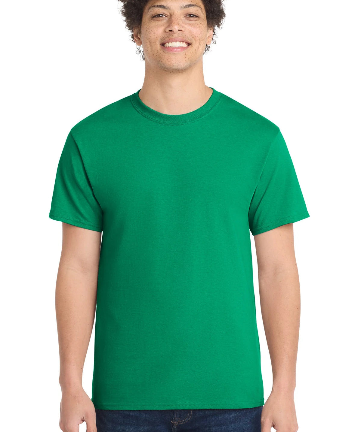 Ashwaubenon High School Football (Boys) - Kelly Port & Co Core Cotton Tee. PC54 (model)