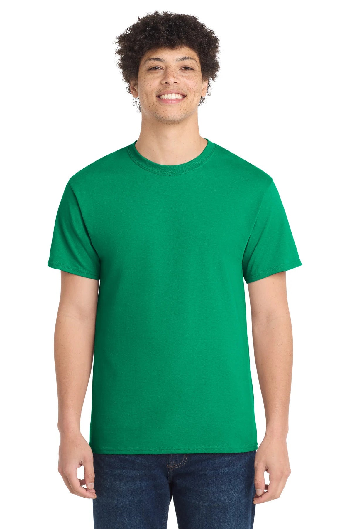 Ashwaubenon High School Football (Boys) - Kelly Port & Co Core Cotton Tee. PC54 (model)