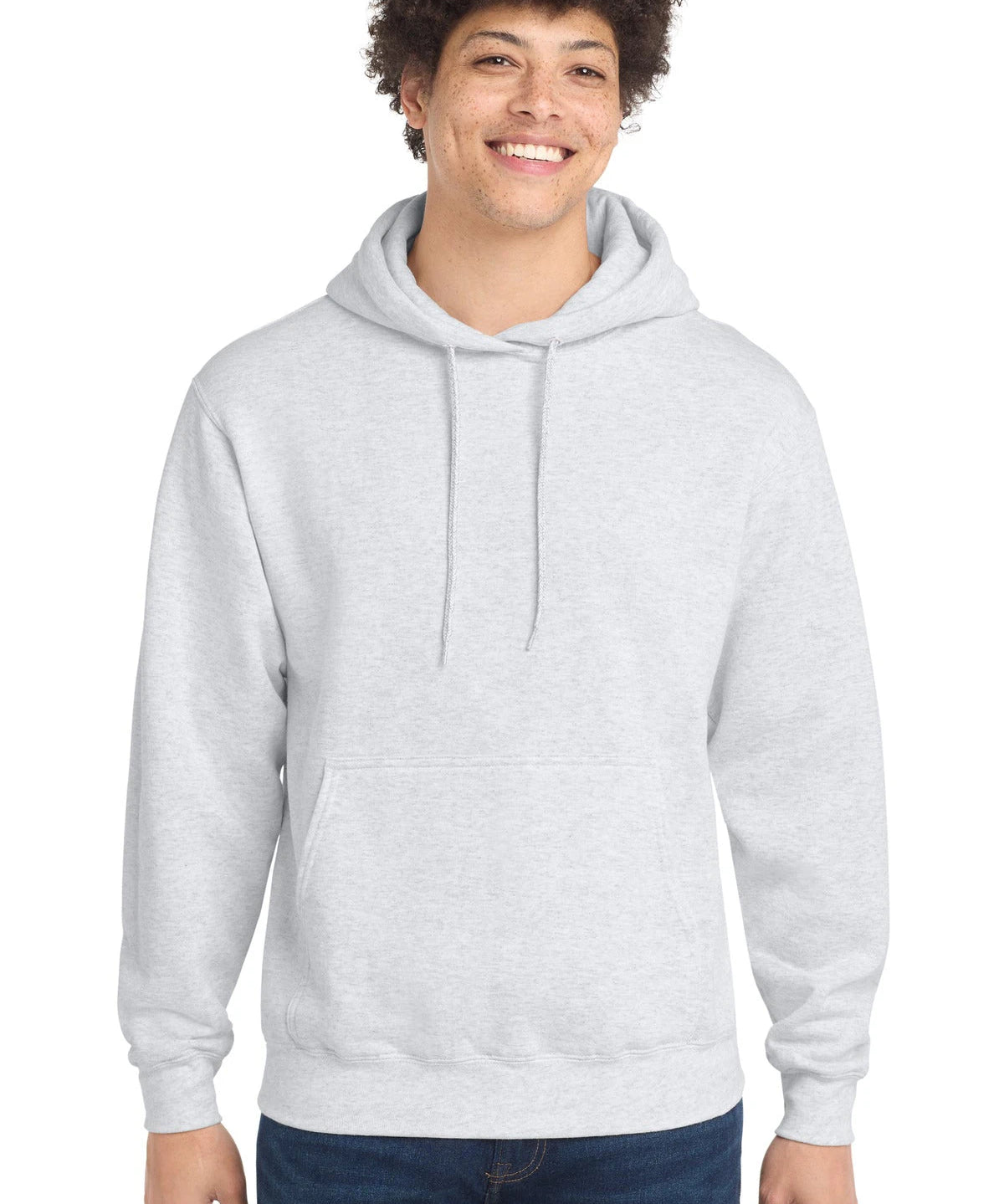 Ashwaubenon High School Football (Boys) - Ash Port & Co Core Fleece Pullover Hooded Sweatshirt. PC78H (model)