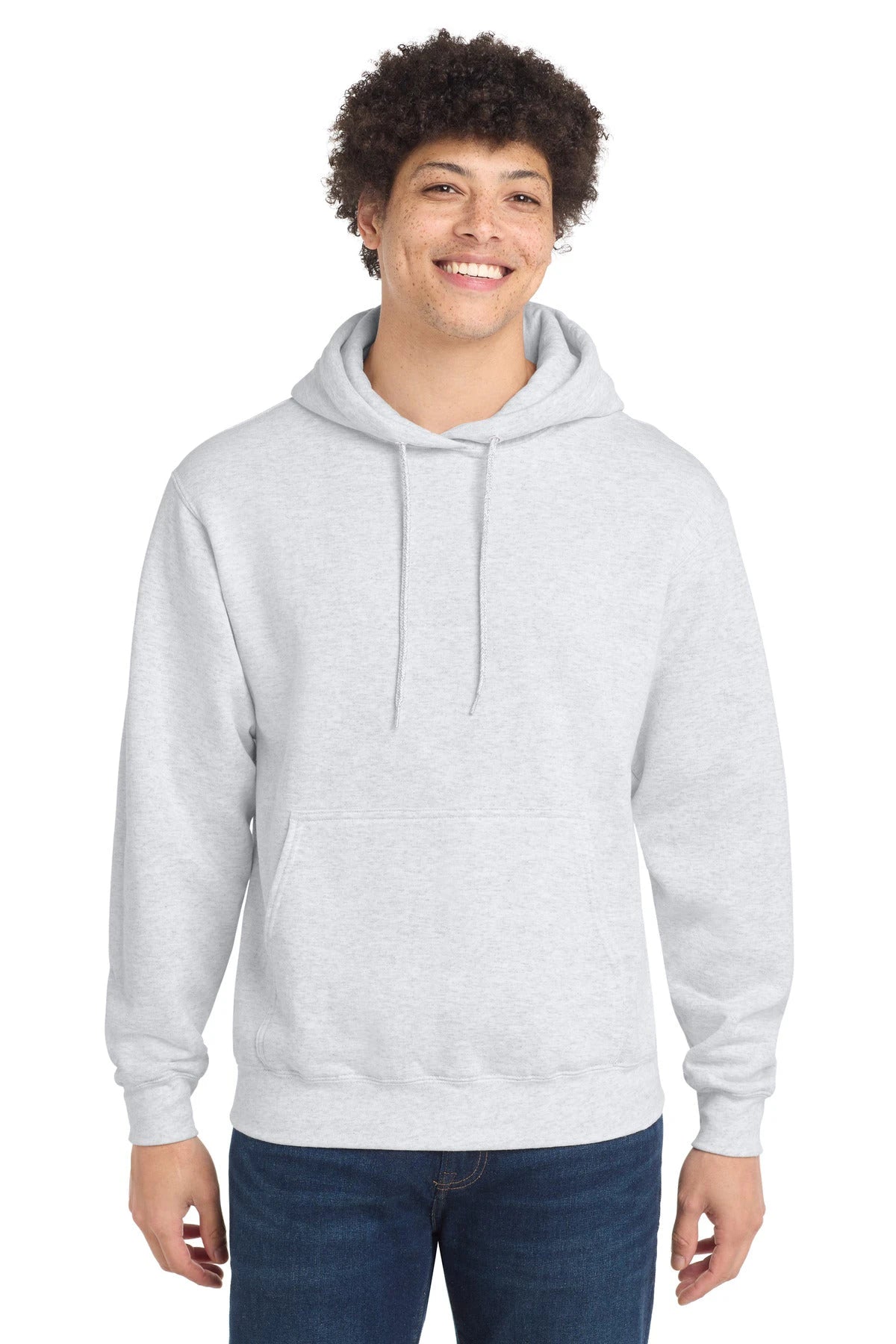 Ashwaubenon High School Football (Boys) - Ash Port & Co Core Fleece Pullover Hooded Sweatshirt. PC78H (model)