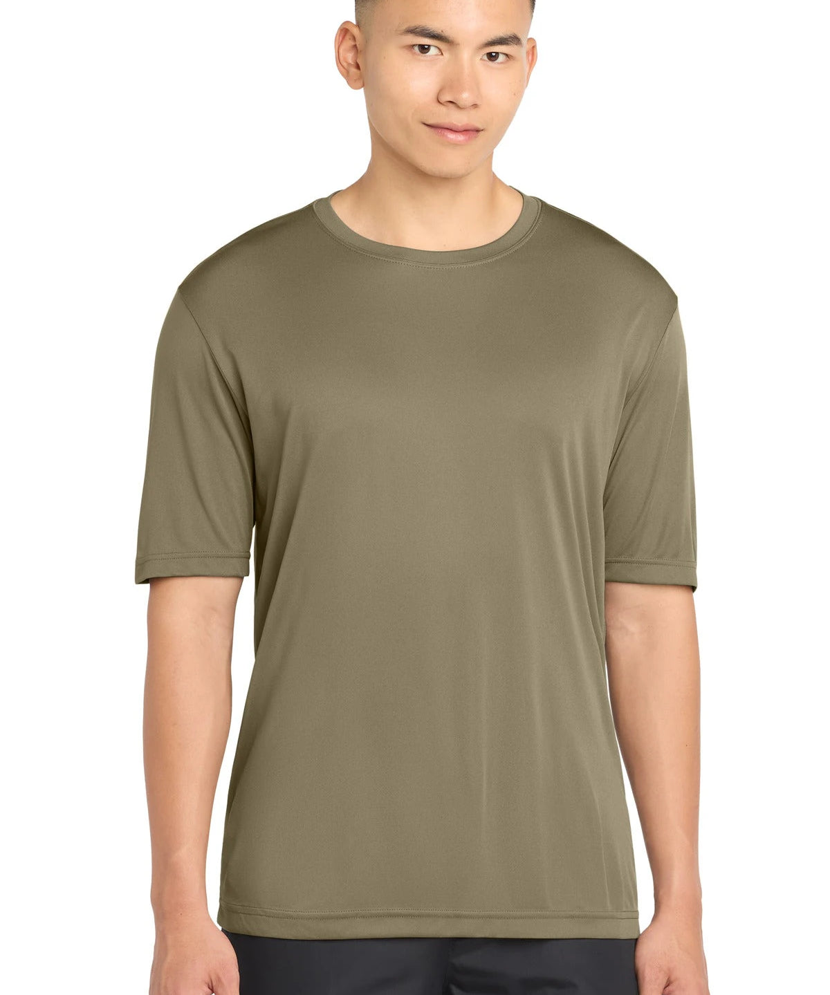 Ashwaubenon High School Football (Boys) - Coyote Brown Sport-Tek PosiCharge Competitor Tee. ST350 (model)