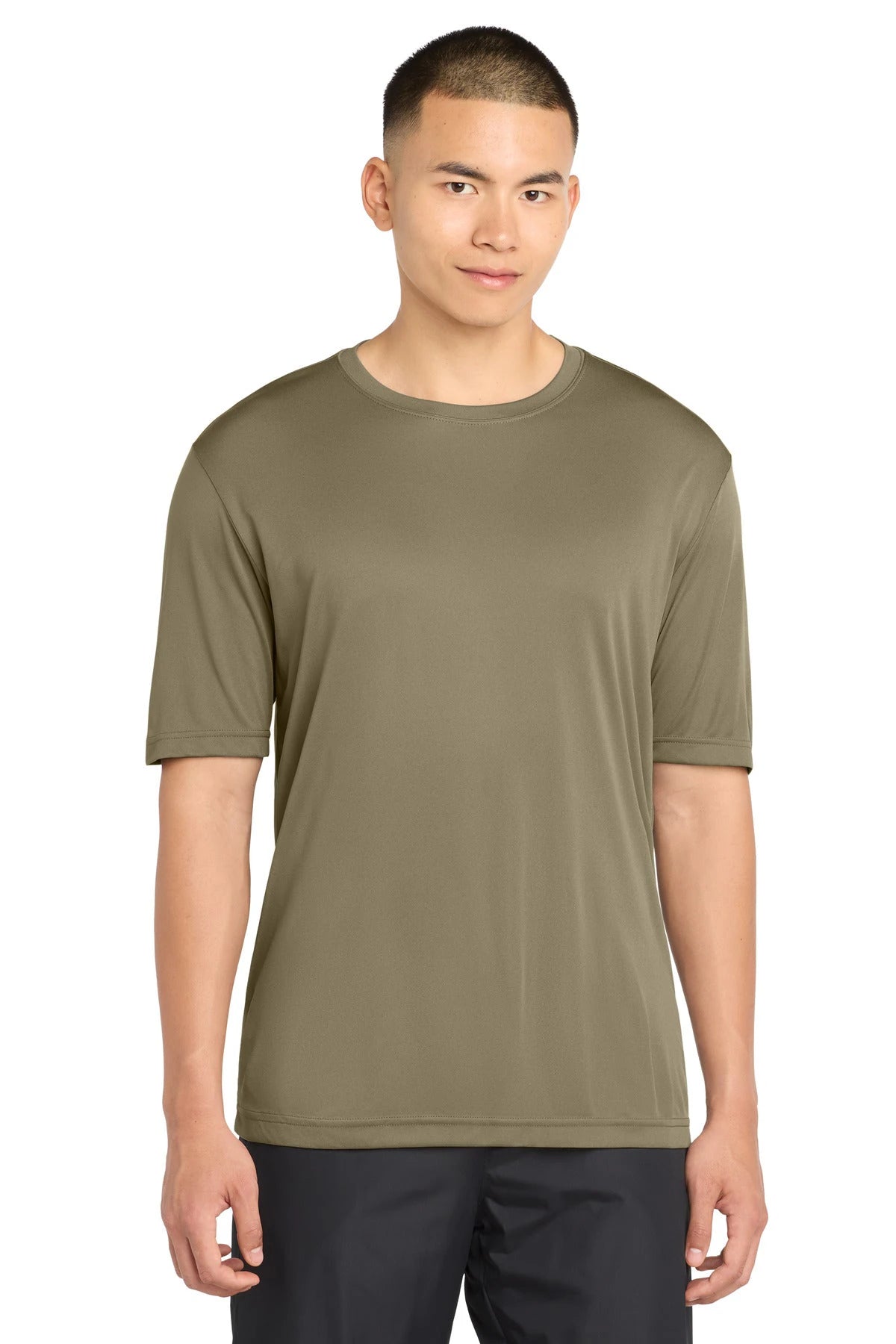 Ashwaubenon High School Football (Boys) - Coyote Brown Sport-Tek PosiCharge Competitor Tee. ST350 (model)