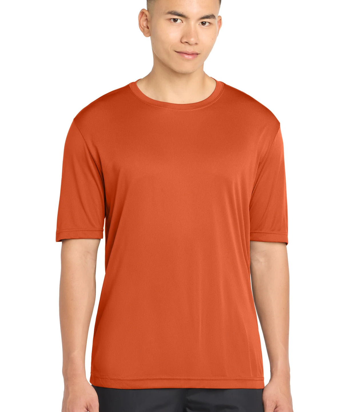 Ashwaubenon High School Football (Boys) - Deep Orange Sport-Tek PosiCharge Competitor Tee. ST350 (model)